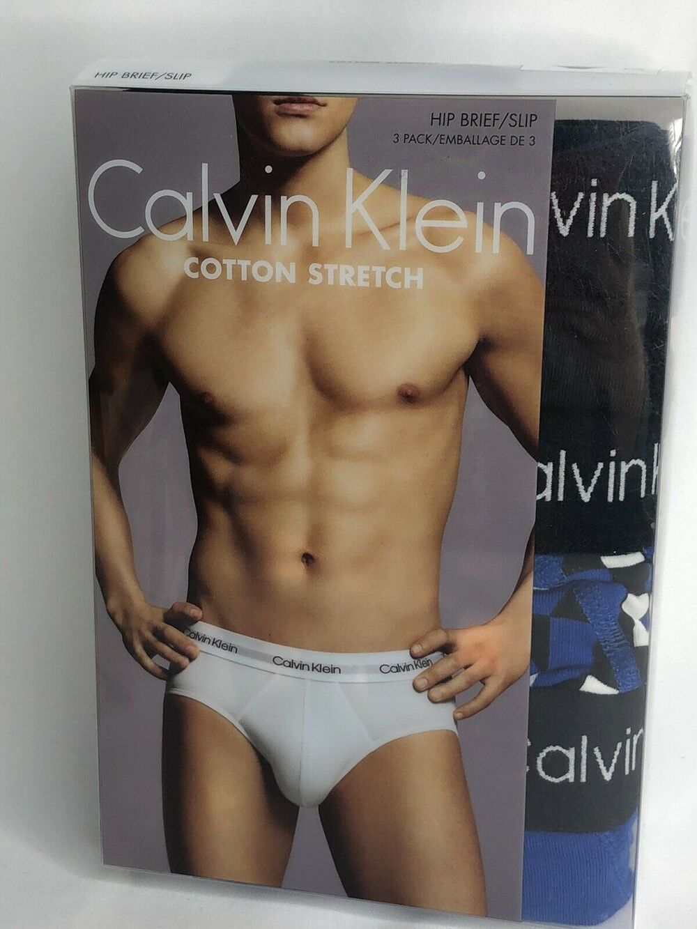 Calvin Klein Cotton Stretch Hip Brief 3 PACK  XL